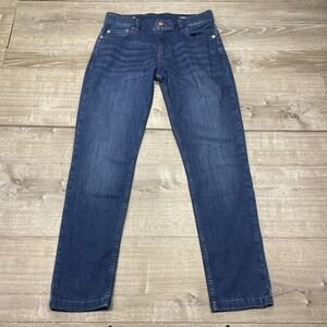 Mugsy Jeans Mens 33x30 Blue Lake Shores Stretch Straight Leg Denim Pants